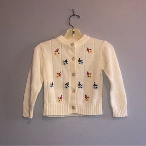Vintage 1960’s JCPenney Toddletime  Button-up Sweater